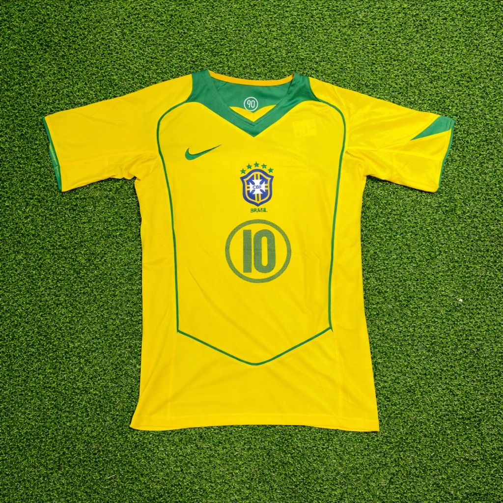 Camisa Retrô Brasil Ronaldinho Gaúcho Copa 2006