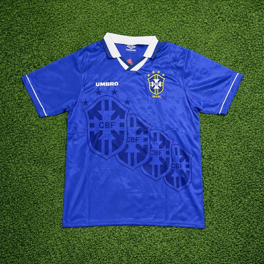 Camisa Retrô Brasil Azul Umbro Copa 1994