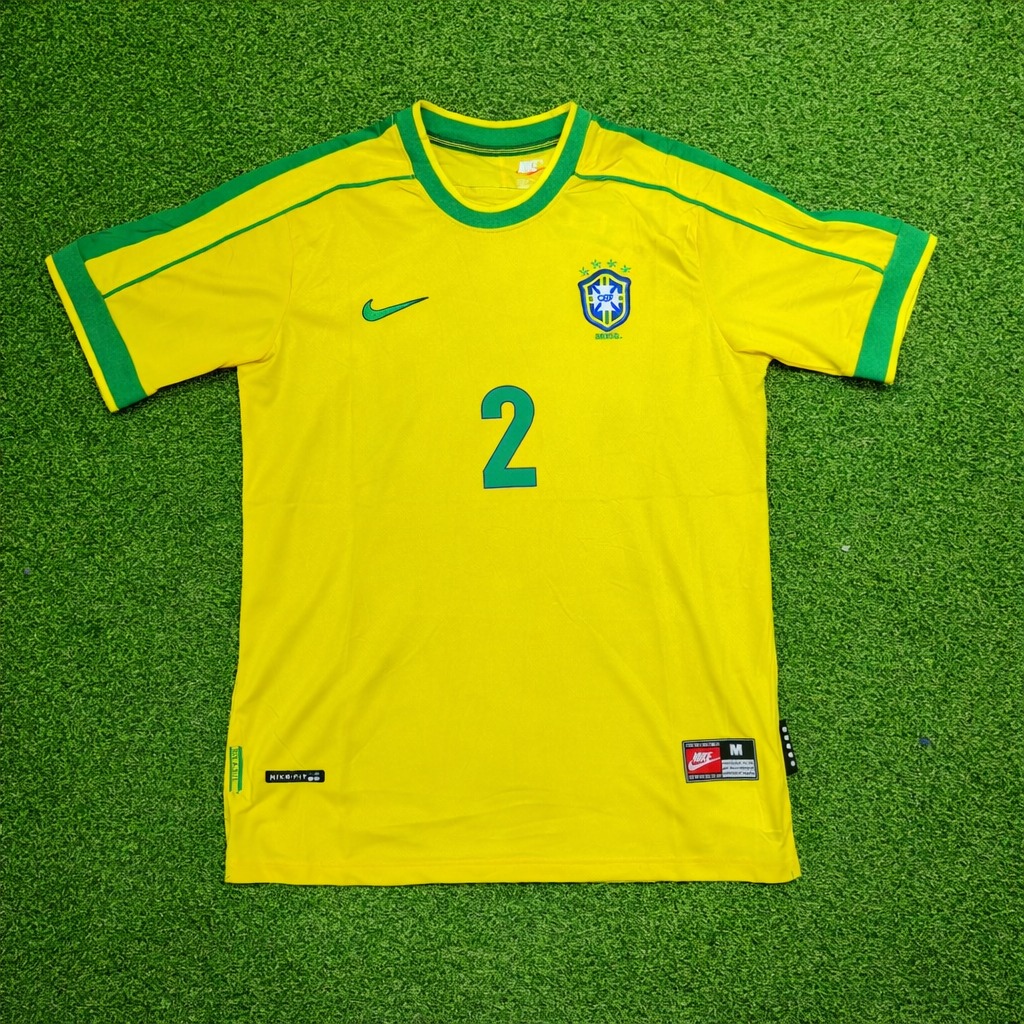 Camisa Retrô Brasil Cafu Copa 2002
