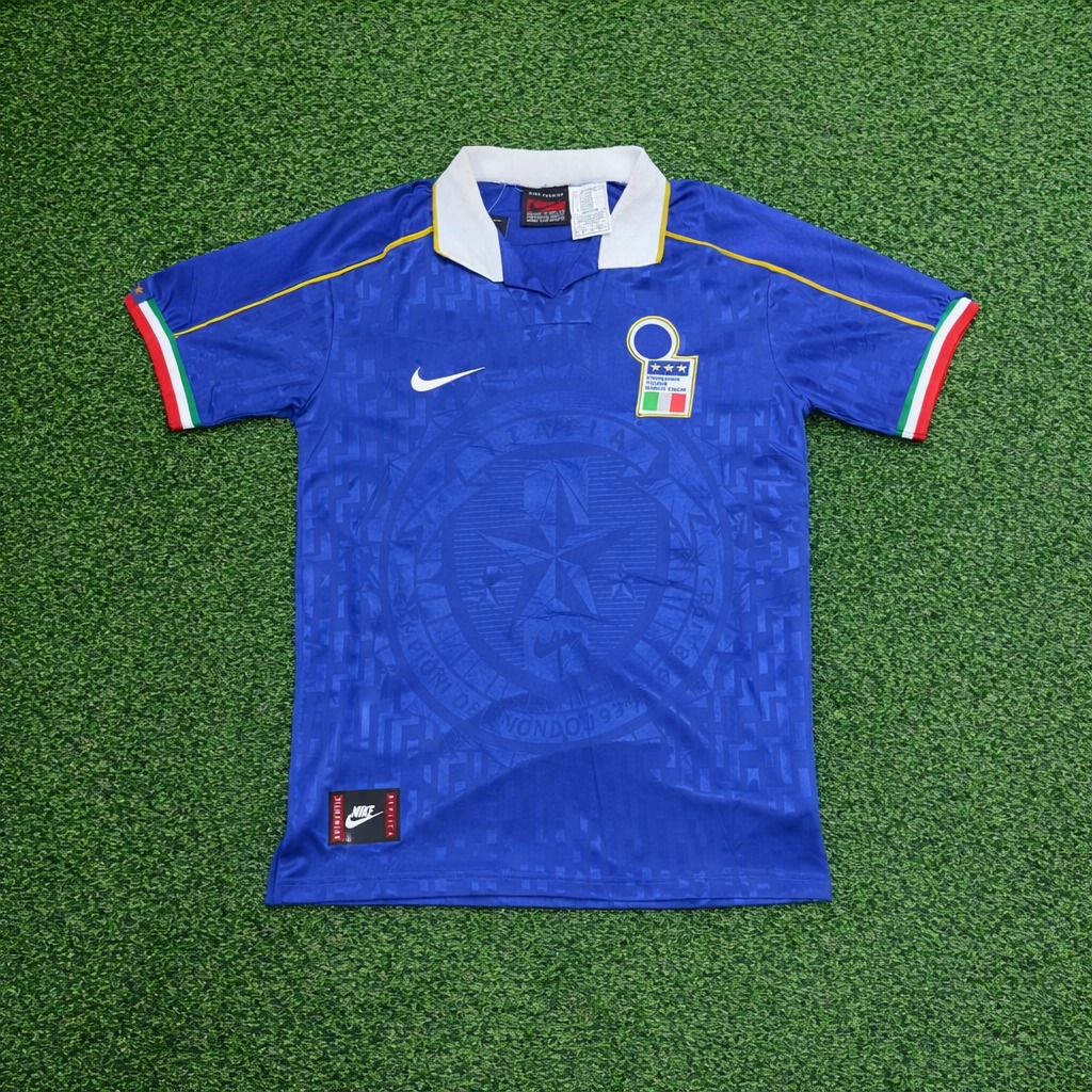 Camisa Retrô Itália Azul Clássica