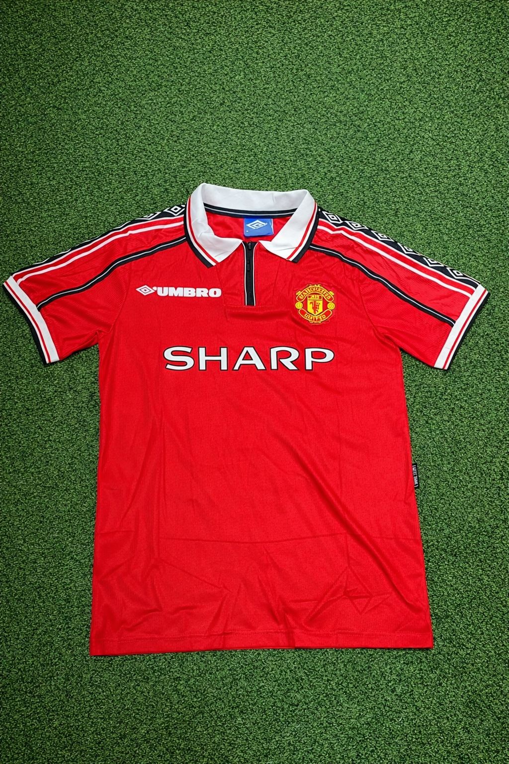 Camisa Retrô Manchester United 1998/99 Home Beckham Umbro
