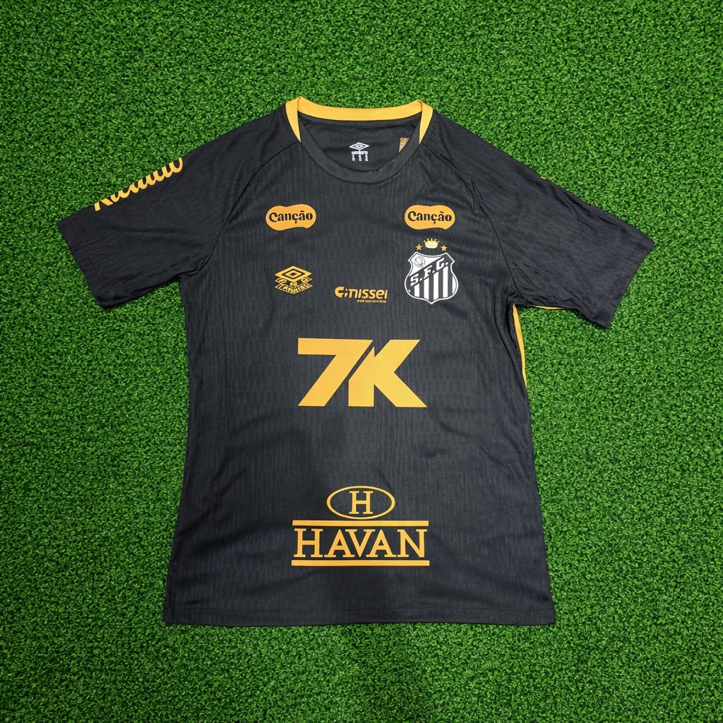 Camisa Santos Preta 2024/2025 - Modelo Jogador