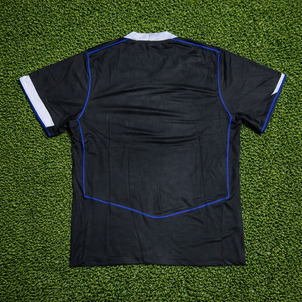 Camiseta Chelsea Preta Detalhes Azuis