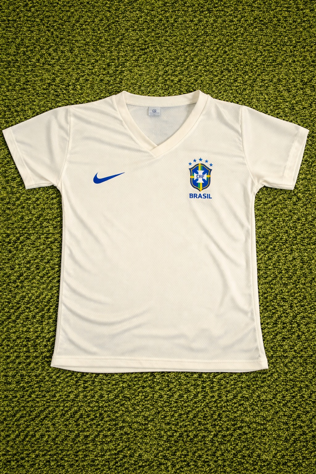 Camiseta Feminina Brasil Branca Dry Fit